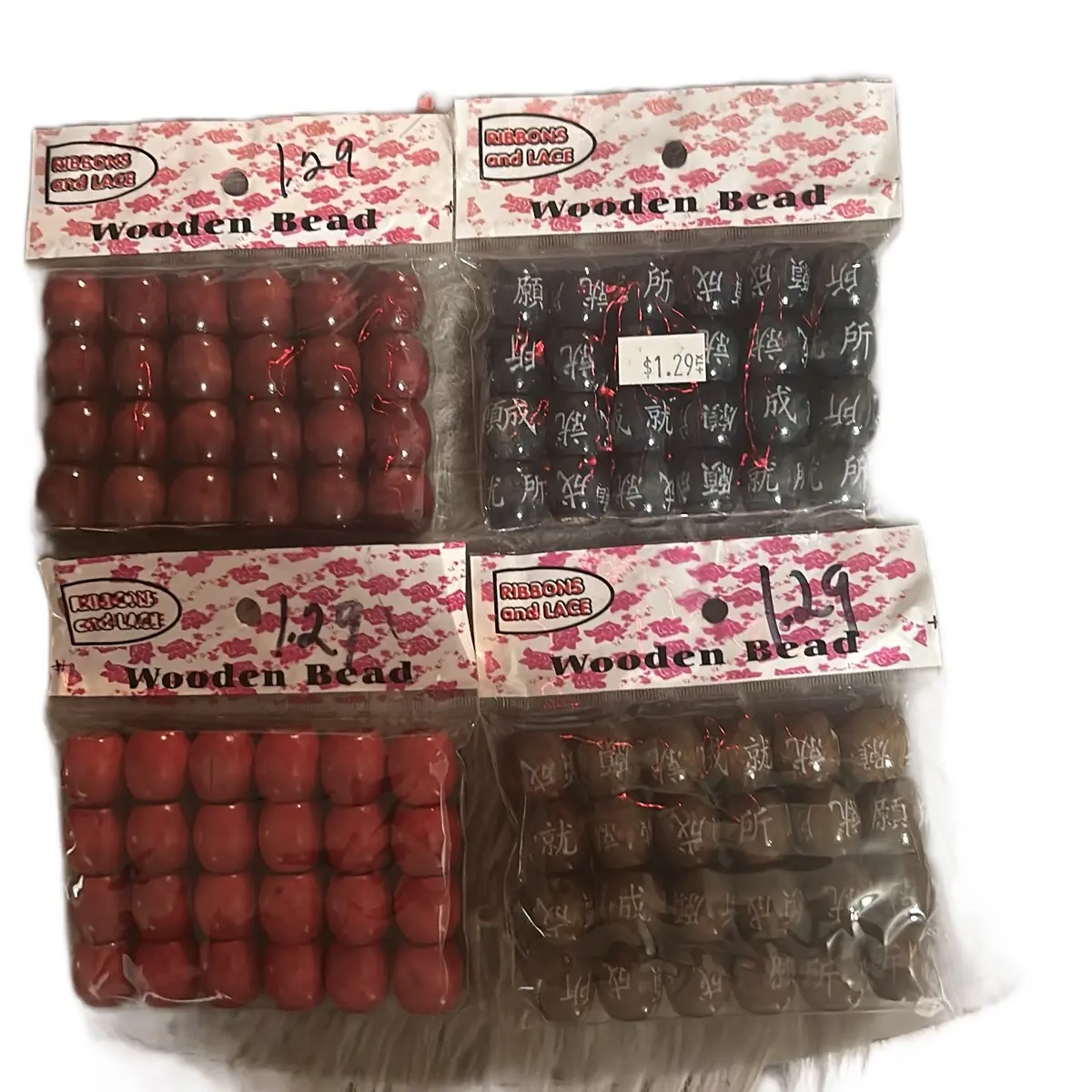 Wood hair beads Wood hair beads