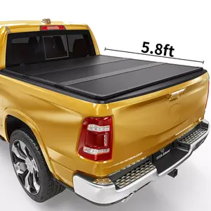 5.8 Ft Hard Bed [Fits 2007-2026 Chevrolet Silverado & GMC Sierra 1500] Hard Tri-fold Truck Bed Tonneau Cover