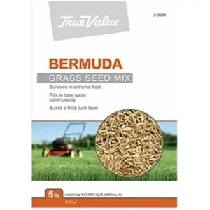 212 MAIN 5 lbs Unhulled Bermuda Grass Seed Mix, Premium Lawn & Turf Grass Seeds, Garden Supply for Home Improvement Lawns
