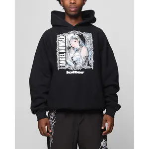 Loiter Angel Number Hoodie Black