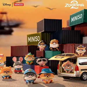 [Limited New Product] MINISO Disney Zootopia Series Knee-Hugging Crying Series Blind Box Figurine - Cute