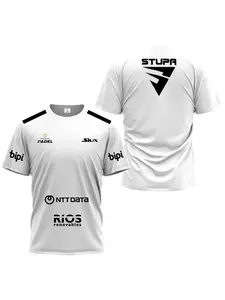 Cool Padel breathable short sleeved fitness series summer quick drying short sleeved street men's top Padel sports T-shirt