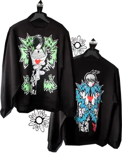 Easy Revenge! Himeno & Aki Heavyweight Crewneck
