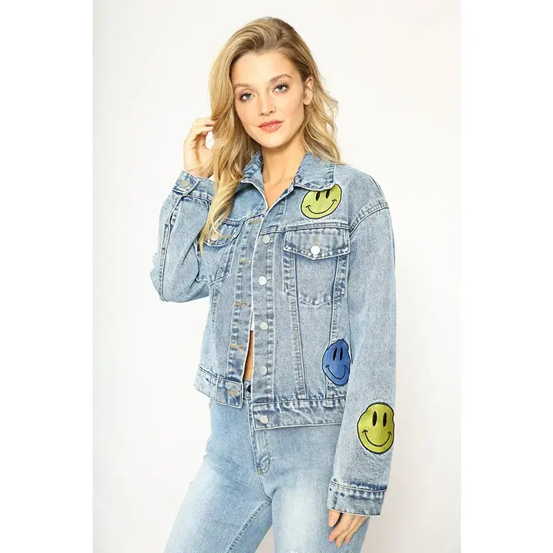 Smiley Denim Jacket