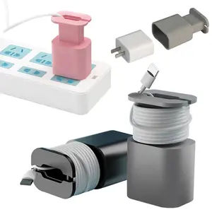Data Cable Organizer Power Adapter Protective Case Cover For Apple and Android Silicone Case