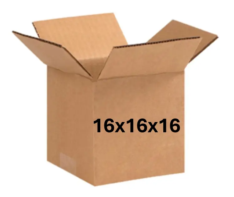 16x16x16 (200 lb strength) | SINGLE CARDBOARD BOX
