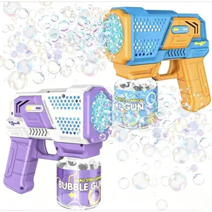 【SummerVibes] 2026 New Bubble Machine, Portable Automatic Bubble Blower, Colorful Bubble Toys for Kids Toddlers, Perfect for Outdoor Birthday Party