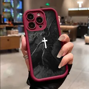 Angel of Faith Phone Case TPU for iPhone 17 AIR 17 PRO 16 PRO 15  PRO MAX  14 PLUS 13 PRO 12 11 PRO XS MAX X XR Samsung Galaxy S25 Ultra S24 S23 S22 Plus