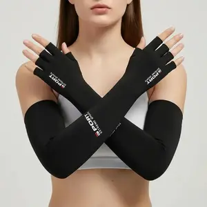 Cooling Sun Protection Arm Sleeves, Breathable Ice Silk Sleeves for Outdoor Sports, Outdoor Work and Driving