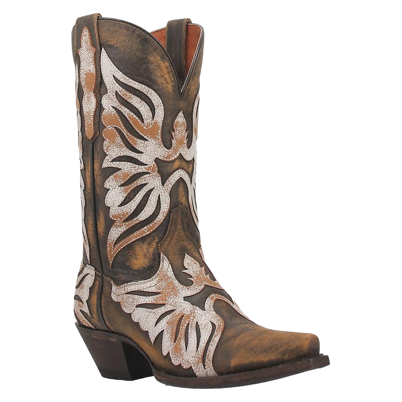Dan Post® Ladies Ndulgence Snip Toe Brown Leather Boots DP4359