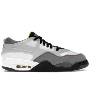 Jordan Men's 4 RM Premium White Black Smoke Grey Fire Red, from StockX