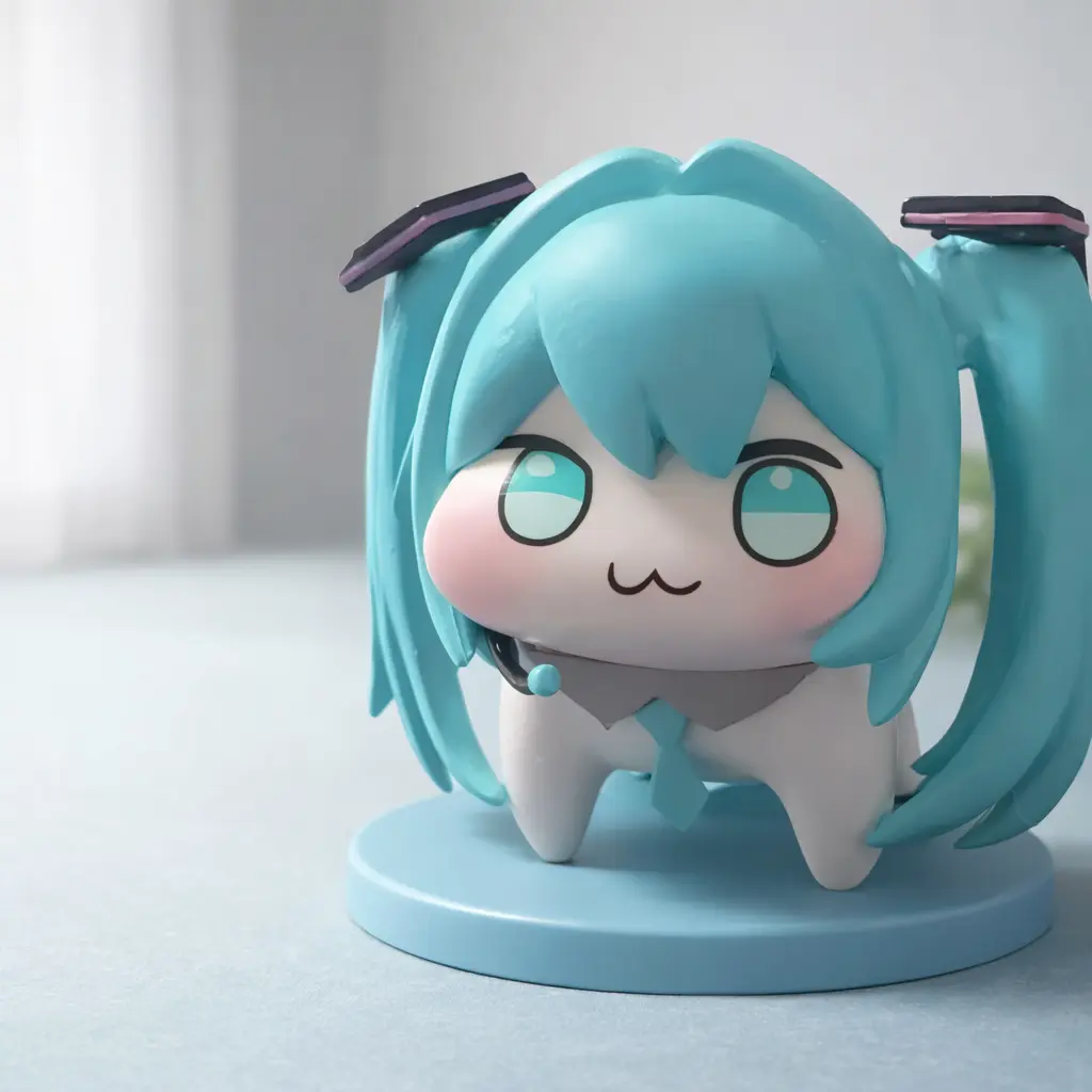 Q-Version Anime Style PVC Figure – Kawaii Cartoon Desktop Decoration Model Toy Gift