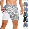 Men’s 7 In Quick-Dry 2-in-1 Swim Trunks with Compression Liner, Pockets, Drawstring, Stretch Fabric - Above-Knee, Anti-Odour, UV-Protective Sportswear for Beach, Boating, Gym