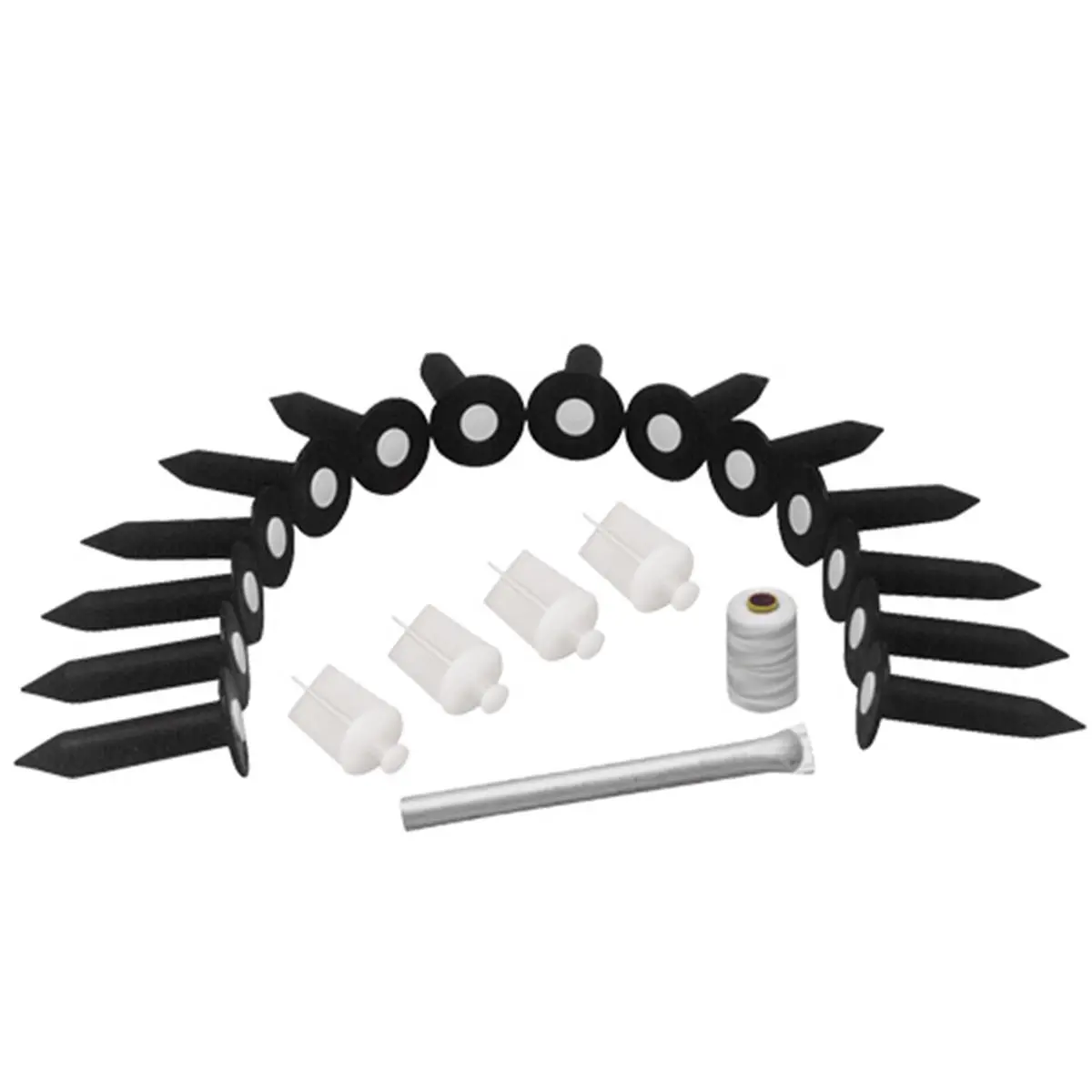 212 MAIN Permanent Field Line Marker Kit - 14-Socket System with Plugs, Installation Tools for Intramural Flag Football, Lacrosse