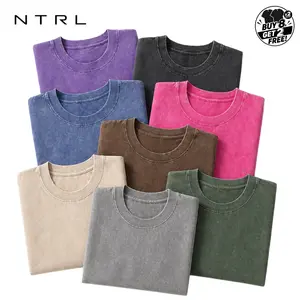 Unisex Acid Washed Shirt Men Women Harajuku Streetwear Oversized T-shirt Casual Sweet Wear Outfit Top Vintage Retro Blank Tee Letter Print Essential Daily Basic Fashion Shirt