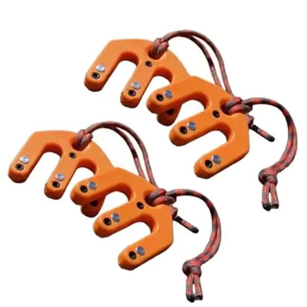 Unisex Block and Tackle Lifting System with Wire Rope - Sturdy Hiking Outdoors Hunting Hoisting Pulley, Efficient, Strap-Included (Set of 4)