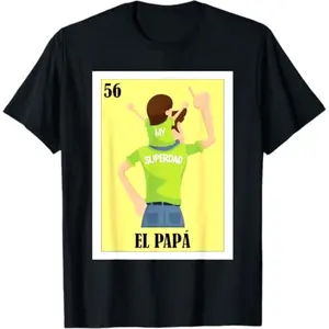Summer t Shirts Funny Mexican Design for Dad - El Papa T-Shirt One Style Cotton Tee