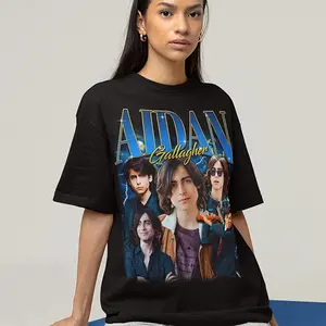 Aidan Gallagher T-Shirt, Vintage 90s Graphic Tee, Retro Fan Shirt for Men & Women