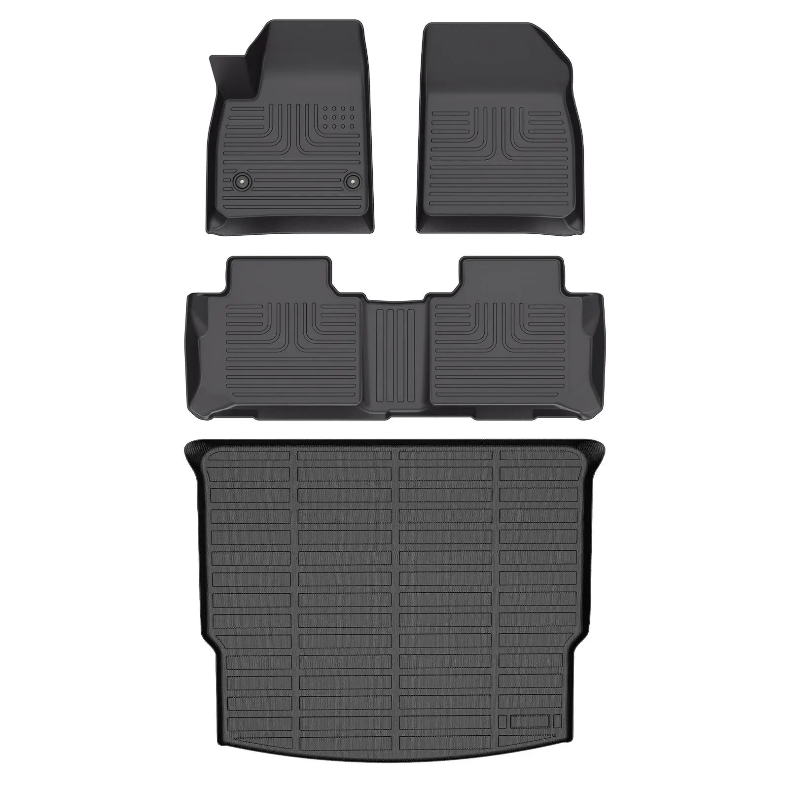 Depituu For Chevy Blazer 2019-2026 (Not EV & Trailblazer) Floor Mats & Cargo Liner Set, All Weather Protection, Easy to Clean, Non-Slip TPE, 3D Scanning Design, Waterproof, Odorless, Durable, High Edge, Coverage,car stuff,car essentials,car mats,Chevrolet