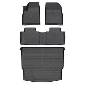 Depituu For Chevy Blazer 2019-2026(Not EV & Trailblazer) Floor Mats & Cargo Liner Set, All Weather Protection, Easy to Clean, Non-Slip TPE, 3D Scanning Design, Waterproof, Odorless, Durable, High Edge, Full Coverage,car stuff,car essentials,car mats