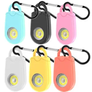 Personal Safety Alarm Keychain with SOS LED Light — 130dB Loud Emergency Alert for Women, Students