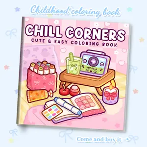 1PC Girlish Coloring Book, Pink Sweet Patterns, Thick Paper, Mood-Soothing Doodle Book, Perfect for Family Gatherings and Leisure, Relaxing and Stress-Relieving, Leisure Activity, Ideal Valentine's Day Gift, Adult Coloring Book