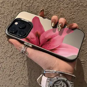 Elegant Lily Design iPhone Case, Shockproof Ultra-Thin Protective Cover, Camera Lens Protection, Perfect Gift for All Occasions, Floral