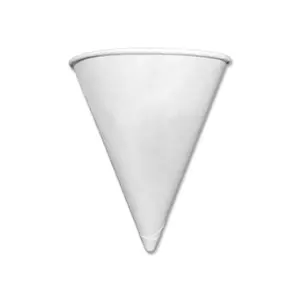 RDI USA  4 oz Paper Cone Cups - White - 200 per Pack