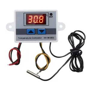 W3001 Digital Control Temperature Microcomputer Thermostat Switch Thermometer New Thermoregulator 12/24V, Thermostat for Home, Home Thermostat, Home Heating System, Climate Control Device, Sleek Thermoregulator, Modern Thermostat, Efficient