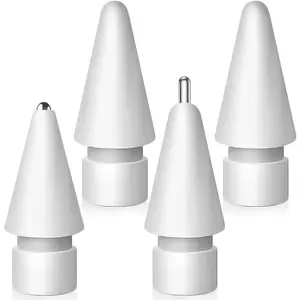 Upgraded Replacement Tips for Apple Pencil, Mix Metal Tips for Apple Pencil 2Nd Generation/ 1St Gen/Usb C/Pencil Pro Tips(4 Pack) SIXFU