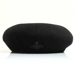 Pre-owned vivienne westwood Wool Small Leather Goods Embroidered Beret