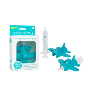 The Clever Baby Teether and Dispenser Duos - Teething Relief and Makes Giving Medicine Easier
