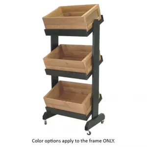 Medium 4 Bin Stacked Display with Dividers - Compact and Functional Storage Solution for Various Items
