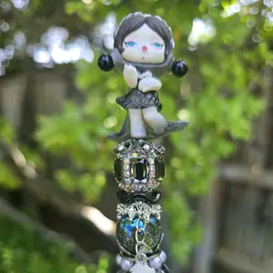 20 Premium character, plastic, beaded, refillable, topper pen.