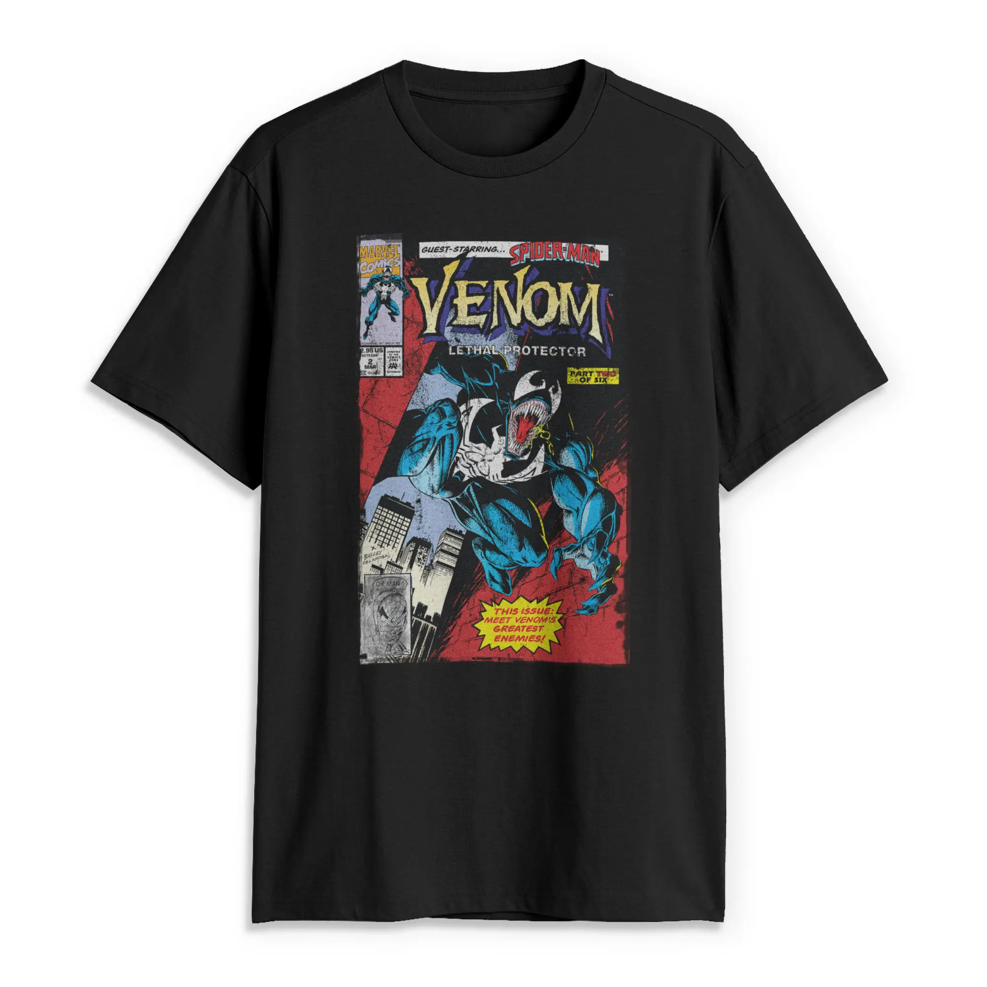 Men's Marvel Venom Lethal Protector Greatest Enemy T-Shirt