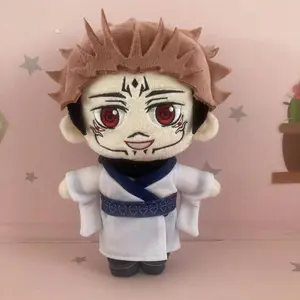 20cm Cartoon Ryomen Sukuna Itadori Yuji Plush Doll Cosplay Jujutsu Kaisen Character Cute Soft Stuffed Toy For Anime Fans