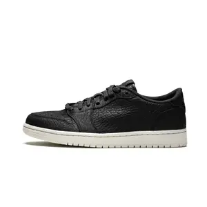 Air Jordan 1 Low Swooshless "Black" 848775 005