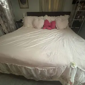 3pcs Korean Lace Trim Embroidered Quilt Cover and Pillowcases Set, Duvet Cover Set, Soft Bedding Set, Elegant Dorm Room Decor for Cozy Nights #TOP PICKS