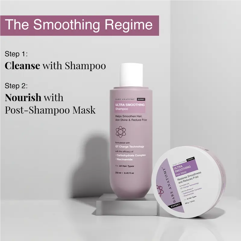 Bare Anatomy Ultra Smoothing Hair Duo – Shampoo & Mask