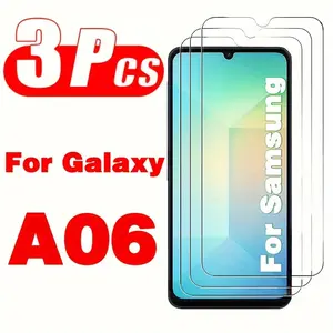 3PCS Suitable for Samsung Galaxy A06 A06 Mobile Phone Tempered Glass Screen Protector