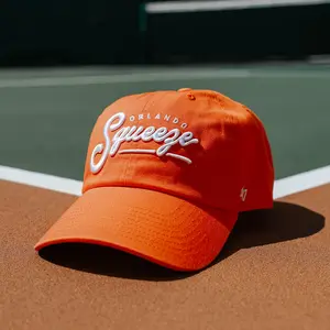 '47 Brand - Orlando Squeeze - Clean Up Dad Hat Orange Wordmark