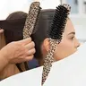 Hair Styling Tools Set with Spray Bottle, Edge Control Brush, Rat Tail Comb & Smoothing Brush, Heatless Hair Styling Kit for Slick Back Hair, Hair Parting, Baby Hair Styling, Salon Barber Tools for Women & Girls, Styling Brushes