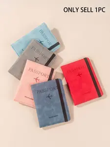 Multifunctional Passport Holder Travel Card Organizer, Elastic Strap Design, Multiple Pockets for Men & Women, Universal Use, Travel Accessories, Travel Essentials
