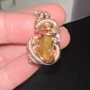 Kynjie's Original Creations Elegant Masculine Wire Wrapped Handmade Jewelry for Men Unique Design