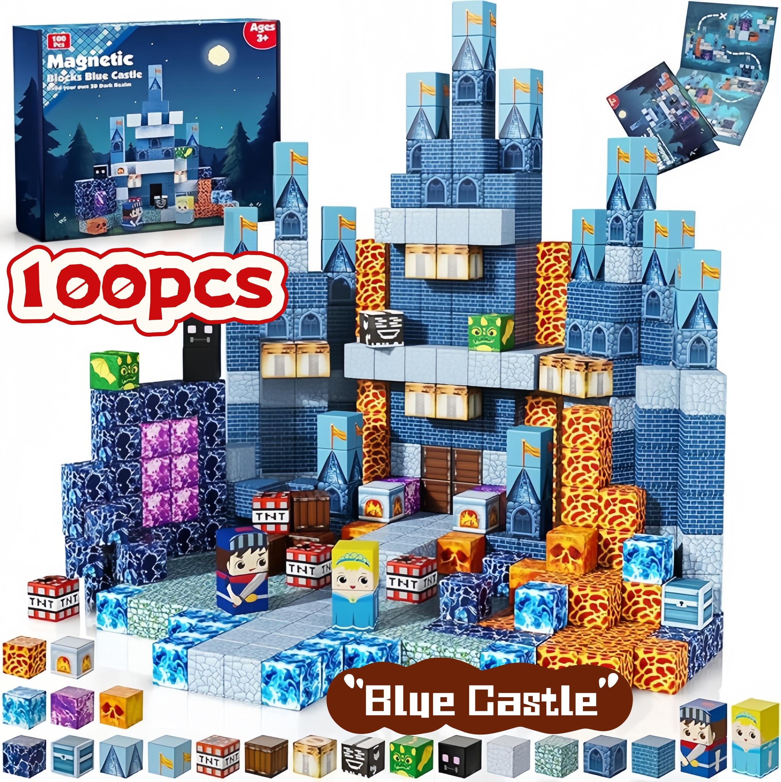 Magnetic Blocks 100PCS Magnetic Building Tiles Set, stable & easy to assemble. Fun educational STEM Montessori sensory toys for kids. Ideal birthday gifts for boys & girls, also perfect boyfriend gifts, outdoor fun series, family interactive play toys.