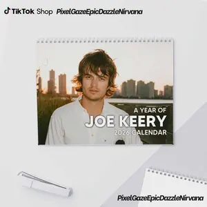Joe Keery Wall Calendar 2026, Calendar For Fan