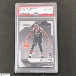 2016 Panini Prizm #165 Caris LeVert PSA 8 NM-MT Rookie Card