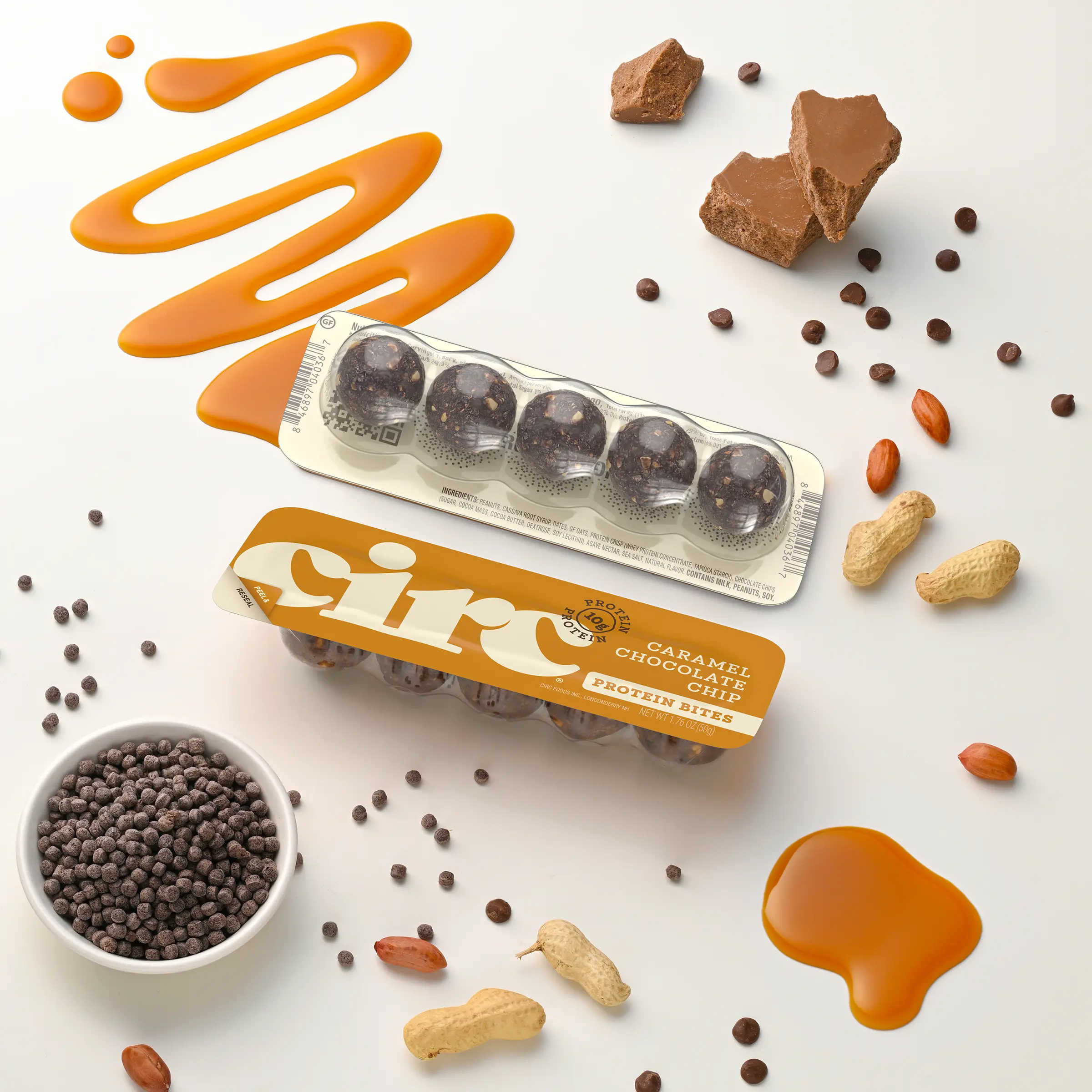 Caramel Chocolate Chip Protein Bites (10G)
