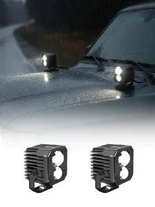 65W Laser Spot Light - 6000K Super White for Trucks/SUVs, 10-60V Universal Voltage, 500m Long Range Beam, Waterproof Dustproof Shockproof, Plug and Play Off-Road Lights (Warrior Series)