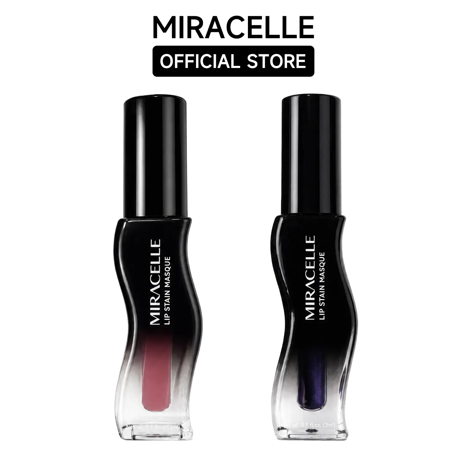 MIRACELLE Viral Lip Combo Set,Peel Off Lip Stain Mask + Shiny Tinted Lip Gloss,Natural Looking Lip Color,Korean Inspired Glossy Lip Makeup Duo,perfect valentine gift,Sheer Hydrating Pale Lip Gloss